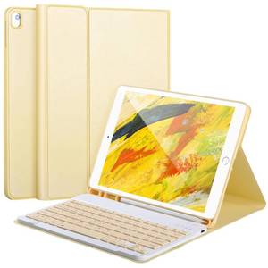 lot 6069 image: AHYWTAN Keyboard Case for iPad 987th Gen 10.2����,Case with Keyboard ipad 10.2 inch,Keyboard for iPad 9th Gen,Bluetooth Keyboard for iPad 10.2,iPad Keyboard Case 9th Gen with Pencil Holder (Yellow)