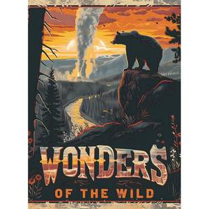 lot 6095 image: ZHISEOYI 500 Piece Puzzle for Adults ��National Park Wild Nature Jigsaw Puzzles 500 Pieces, Puzzles for Adults 500 Pieces, Challenging Perfect for Game Nights, 20.5 X 15 in
