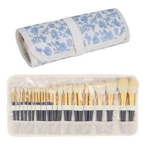 lot 6152 image: OCHEAL Makeup Brush Holder,Makeup Brush Organizer,Travel Makeup Brushes Bag Cosmetic Bags Pouch for Women Cosmetic Brushes Makeup Artist - Floral