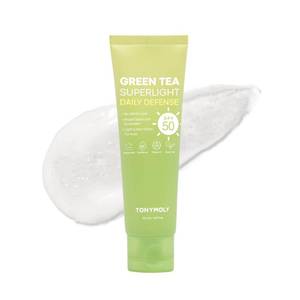 lot 8362 image: TONYMOLY Green Tea Korean Sunscreen SPF 50 PA �� No White Cast, Lightweight Face Sunscreen for All Skin Tones, Hydrating with Niacinamide, Panthenol & Hyaluronic Acid, 1.69 fl oz