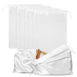 lot 8376 image: Yuanchu 4Pcs Dust Bags for Handbags, Purse Dust Bags for Storage Handbag Storage Organizer Silk Dust Bags with Drawstring