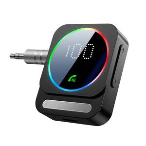 lot 10114 image: SONRU Bluetooth 5.3 Receiver for Car, Wireless Audio Adapter for CarHome StereoWired HeadphonesSpeaker, Bluetooth Aux Adapter, Dual AUX Outputs, RCA AUX 3.5mm Music Receiver