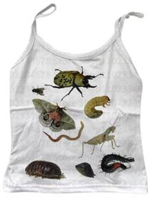lot 10145 image: JOLILUNA Whimsy Graphic Baby Tee Fashion Whimsical Clothes for Women Y2k Whimsy Vest Summer 2025 (Medium,White-C)