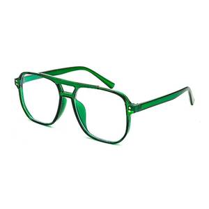 lot 12243 image: FEISEDY Blue Light Blocking Glasses Fake Nerd Clear Square Computer Lightweight Pilot Glasses Frame Oversized B2866
