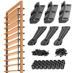 lot 12244 image: Mdkave Louver Hardware Kit Metal,Heavy Duty Complete Set for Louver Shutters, Outdoor Blinds, Deck Sunblind Systems(1 Set) (Used)