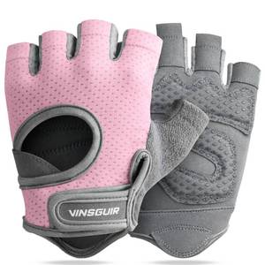 lot 12253 image: VINSGUIR Workout Gloves for Women and Men, Breathable Weight Lifting Gloves for Gym Exercise, Fitness, Training, and Cycling, with Excellent Grip and Cushion Pads