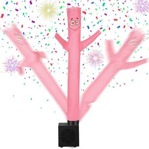 lot 12266 image: Poen Mini Wacky Waving Inflatable Tube Guy with Blower Inflatable Tube Man Birthday Desktop Decor Dancing Blow up Man Gag Toy Gift for Office Party Decor(Infatuation)