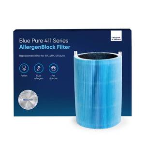 lot 13154 image: Blueair Blue Pure 411 Series AllergenBlock Filter, Genuine Replacement, Blue Pure 411 Auto Series AllergenBlock Filter Fits 411, 411 and 411Auto