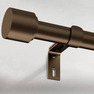 lot 19189 image: GEEBOBO Bronze Curtain Rods for Windows 120 to 170 Inch, 1 Inch Extra Long Heavy Duty Easy Install Adjustable Curtain Rods Set for Outdoor, Farmhouse, Bedroom, Living Room (Bronze, 30-170)