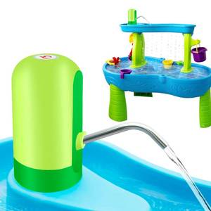 lot 20056 image: Intoypad Water Table Pump, Battery Powered Water Pump for Kids 3 Hours Non-Stop Fun Summer Outdoor Water Play Table Accessories for Step2 Water Table Toys for Kids Toddlers Green
