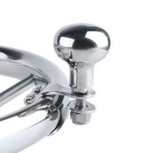 lot 20061 image: Hoffen Boat Steering Wheel Knob, AISI 316 Stainless Steel Marine Sport Maneuvering Knob Steering Spinner Wheel Suicide Universal