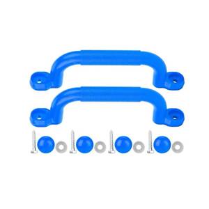 lot 20066 image: Playground Safety Handles, Plastic Swing Set Kids Safety Hand Grips for Playset Outdoor Grab Handle Bars for Playhouse, Treehouse, Jungle Gym, Climbing Frame(Blue)
