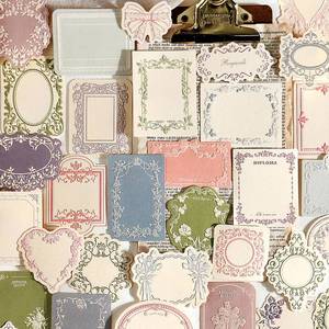 lot 20070 image: Maxleaf 120pcs Vintage Scrapbooking Letter Writing Paper for Journaling Supplies, Aesthetic Decorative Craft Material Paper for Junk Journals Planner Scrapbook (May Be Missing Pieces)