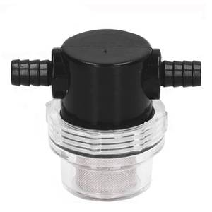 lot 20071 image: 38 Inch Water Pump Strainer Hose Barb In-Line Strainer Twist-On Sprayer Filter 50 Mesh Stainless Steel Filter Screen for Water Pump 12V DC 80 PSI RV Camper Marine Boat Lawn