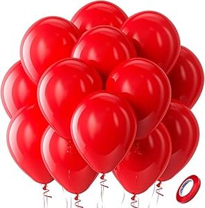 lot 2108 image: Tuftex Balloons 11-Inch Red Premium Latex Balloons Bulk Pack