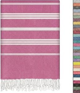lot 6107 image: Tuamel Hot Pink Turkish Beach Towel