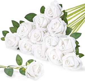 lot 17365 image: Artificial White Flowers