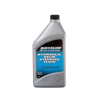 lot 1173 image: Quicksilver 858078Q01 Hydraulic Helm Steering Fluid  32 oz 3 Pack