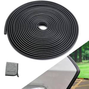 lot 1179 image: Winunite 16.4ft (5m) Car Door Edge Guards Black � Rubber, No Glue, U-Shaped, Built-in Metal Clips, Fits Most Vehicles, Fade-Resistant, Scratch- and Chip-Resistant � Reduces Dings in Parking Lots
