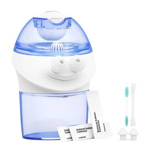 lot 1181 image: Henavix Nascare Electric Nasal Rinse System, Fast Sinus Congestion Relief with 15 Salt Packets, Gentle and Effective Nasal Irrigation Device