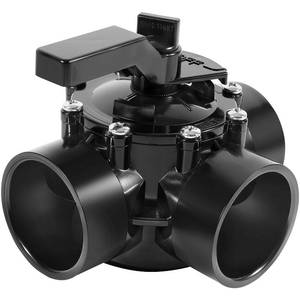 lot 1201 image: 2 Inch 3 Way Pool Valve, Positive Non-Lube Diverter Valve Replacement for 4717 Valve, Used for Pools and Spas, Works with Heaters, Chemical Dispensers, and Salt Generators