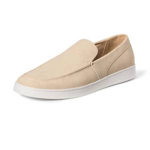 lot 1214 image: Amazon Essentials Menfts Casual Slip-on Loafer Sneakers, Sand Faux Suede, 12