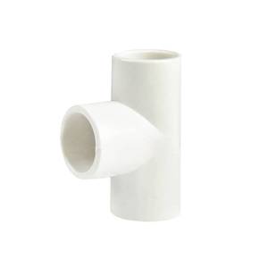 lot 2171 image: FangKingNo 3-IN 3-way Tee Elbow PVC Pipe Fittings Coupling Adapter-(Socket x Socket x Socket) Schedule 40 (1, 3 Inch)