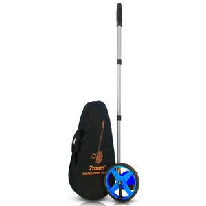 lot 2260 image: Zozen Measuring Wheel, Blue 6Inch Measure Wheel, Distance Measuring in Feet, Rolling Measurement Up To 10,000Ft, TelescopicMechanicalOne Key to Reset, Include Carrying Bag.