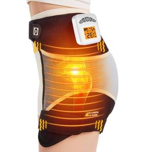 lot 4311 image: Cordless Hip Heating Pad for Sciatica Pain Relief - Rechargeable and Adjustable Size Hip Massager with 3-Level Vibration Massage, 104-140 Heated Hip Brace for Sciatica, Arthritis and Muscle Soothing