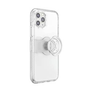 lot 4378 image: PopSockets iPhone X, XS and 11 Pro Case with Phone Grip and Slide, Phone Case for iPhone X, XS and 11 Pro - Clear