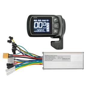 lot 4403 image: 24V 36V 48V Ebike Controller Kit 25A 500W Brushless Motor Controller and Ebike LCD Display with Thumb Throttle 2in1 Electric Bike Motor Controller Electric Bicycle Speed Controller Scooter Controller