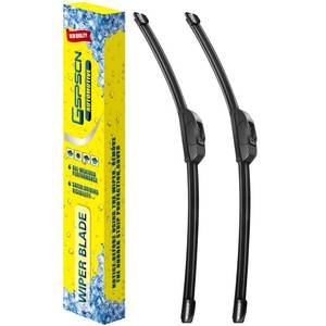lot 5773 image: GSPSCN 22in  19in Windshield Wiper Blades Metal Base 2X Lifespan (2 Pack)
