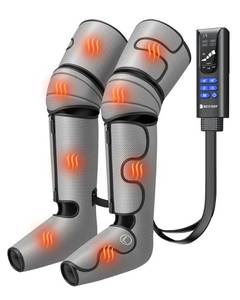 lot 5787 image: BESTJEEF Air Compression Leg Massager with Heat  Leg Massager for Circulation and Pain Relief - Sequential Compression Boots with 9 Intensity, 4 Modes, 3 Heating, Vibration, for Men Women