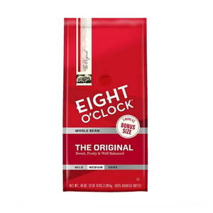 lot 5810 image: Eight O Clock Original Arabica Whole Bean Coffee  45 oz.