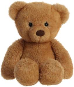 lot 6168 image: Aurora Snuggly Softie Bear Stuffed Animal - Comforting Companion - Imaginative Play - Brown 13 Inches