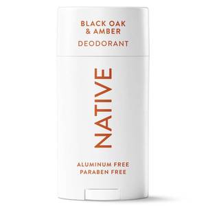lot 6177 image: Native Deodorant Contains Naturally Derived Ingredients, 72 Hour Odor Control, Deodorant for Women and Men, Aluminum Free, Black Oak and Amber 2.65oz