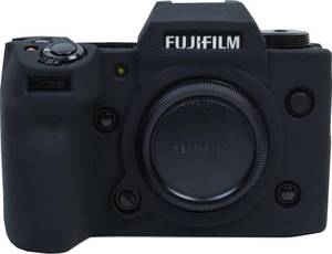 lot 6181 image: X-H2 Case, BMAOLLONGB Fullbody Ultra-Thin Lightweight Rubber Soft Silicone Housing Case Bag Cover for Fujifilm X-H2 XH2 (Black)