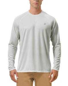 lot 6182 image: Roadbox Mens UPF 50 UV Sun Protection Shirts Outdoor Long Sleeve SPF Diving Rash Guard for Fishing Hiking Swimming size L