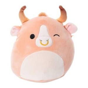 lot 6200 image: Squishmallows 7.5inin Howland The Brahma Bull, Medium, Pink