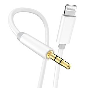 lot 6233 image: Apple MFi CertifiedLightning to 3.5mm iPhone Aux Cord,iPhone Aux Audio Cable for Car Home Stereo Speaker Headphone,Compatible for iPhone 14 13 12 11 Pro Max Mini XS XR X 8 7 6 iPad iPod ,3.3FT White