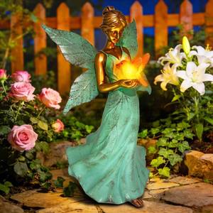 lot 9219 image: Solar Angel Garden Statues, Outdoor Solar Lights Waterproof, Birthday Gifts for Mom Women Motherfts Day, Garden Figurines for Yard Decor Patio Porch Lawn Ornaments