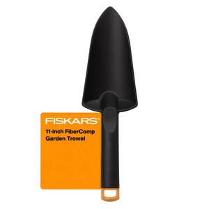 lot 10176 image: Fiskars Hand Trowel - Fiber Composite Gardening Hand Tool with Hang Hole - Lawn and Yard Tools