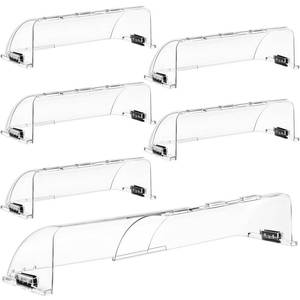 lot 10195 image: VIHOSE 6 Pcs Adjustable Air Vent Deflector, Adjust from 8ftft to 14ftft for Floor Vents, Magnetic Air and Heat Deflector Vent Covers for Floor Sidewall (Smooth Type)