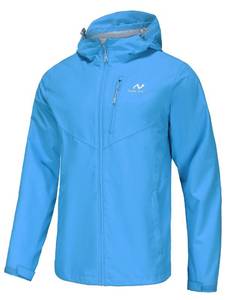 lot 10200 image: NORDIC OUTLAND Mens Rain Jacket with Mesh Lining,Waterproof Breathable Raincoat,Hooded Windbreaker for Outdoor (3X-Large, Blue)