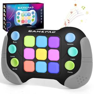 lot 10214 image: AOTIBO Fast Push Fidget Toys Handle, Flashing Handheld Game for Kids Teens Adults, Electronic Brain and Memory Game, Quick Push Buttons Gamepad, Xmas Birthday Gifts STEM Toys for Boys Girls