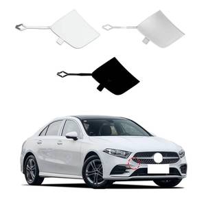 lot 10221 image: CZShiYue Car Front Bumper Tow Hook Cover Cap Towing Eye Fit for Mercedes-Benz A Class W177 Z177 A160 A170 A180 A200 A220 A250 for AMG Line 2019 2020 2021 A1778856500(Black)