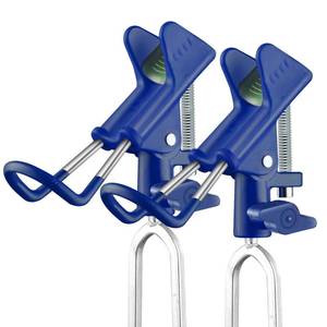 lot 10284 image: E-jades Fishing Rod Holder for Ground, 2pcs Fishing Pole Holders for Ground, Bank Fishing Rod Holder with 360° Adjustable Extra Long Drill Stake Rod Stand for Catfish, Beach, Shore and Mud, Menfts Gift