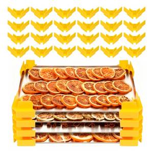 lot 10322 image: Daywhote 24 PCS Freeze Dryer Accessories Stacks Silicone Tray Stackers for Harvest Right Freeze Dryer Trays, Green,Stacks 7 Trays