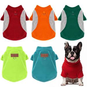 lot 12336 image: Sunnymove 6 Pack Fleece Dog Sweater with Leash Ring Winter Clothes Turtleneck Sweatshirt Warm Pullover Polyester Jacket Lightweight Pet Cold Weather Coat for Small Medium Large Dog Cat(Medium 6-9lbs)