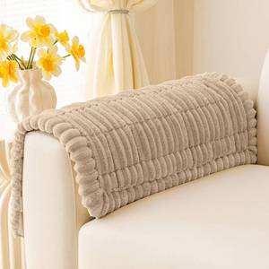 lot 13209 image: Smiry Couch Cover for Dogs, Non Slip Washable Sofa Protector for Pets, Soft Furniture Cover for Pet, Stylish Sofa Covers, Cozy Protect Against Fur, Dirt and Everyday Messes (Khaki, 27.6in x 47in)
